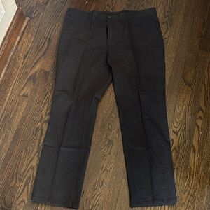 Perry Ellis Men's Dark Brown Dress Pants 40x32